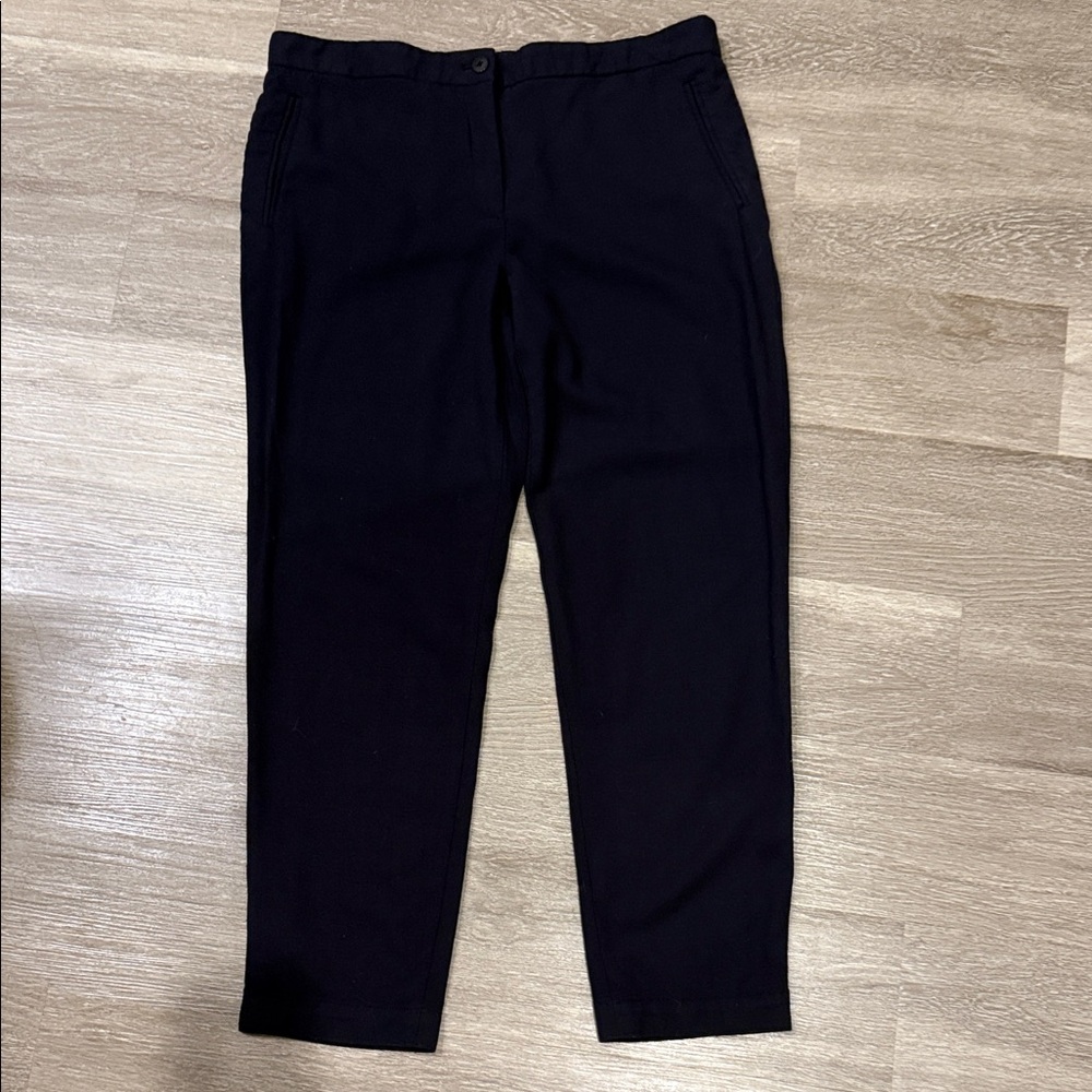 Tory Burch wool navy blue trousers